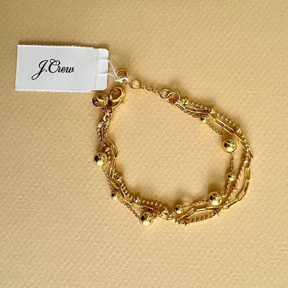 J. Crew gold bracelet NWT - Picture 3 of 5